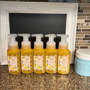 Bath & Body Works Limon Cello Limoncello Foaming Hand Soap 5 pc